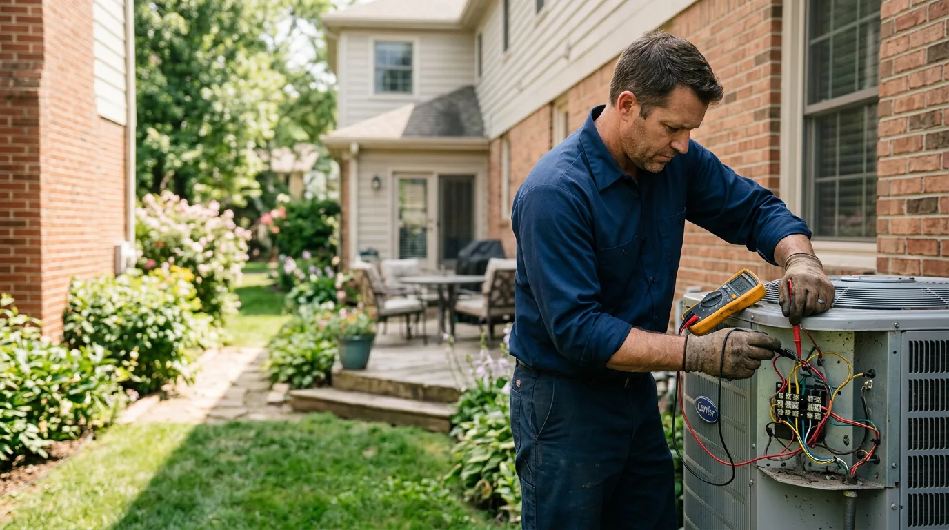 HVAC technician working near Meeker, CO